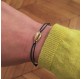 Bracelet cordon Coquillage