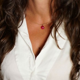 Collier le Fushia