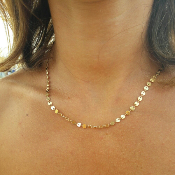 Collier Pièces Dorées