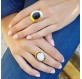 Bague Miroir Onyx