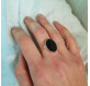 Bague Recto Verso Black