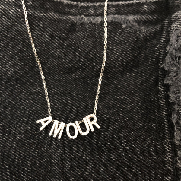 Collier Amour argent