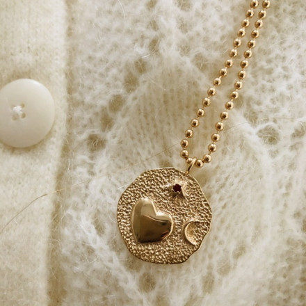 Collier Médaille Coeur