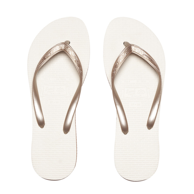 Tongs Beach Originals Slim Gold