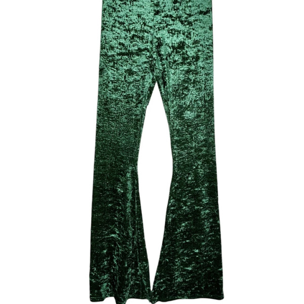 Golda Legging patte d’éléphant Green