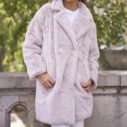 Manteau oversize fausse...