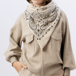 Foulard Bandana Beige