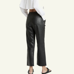 Serge Pariente Pantalon cuir Sarah